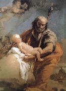 Giovanni Battista Tiepolo Saint Joseph and the Son Germany oil painting artist
